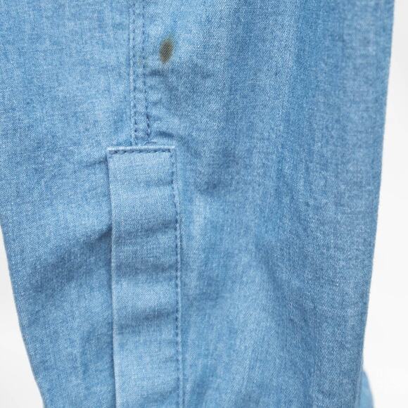 Lafayette 148 New York Long Sleeve Button Down Chambray Shirt Size Small - Picture 4 of 10